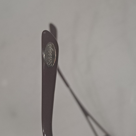 NWT RX-ABLE SENSAYA Stainless Steel Burgundy eyeglass frames SEN55 - Picture 8 of 9